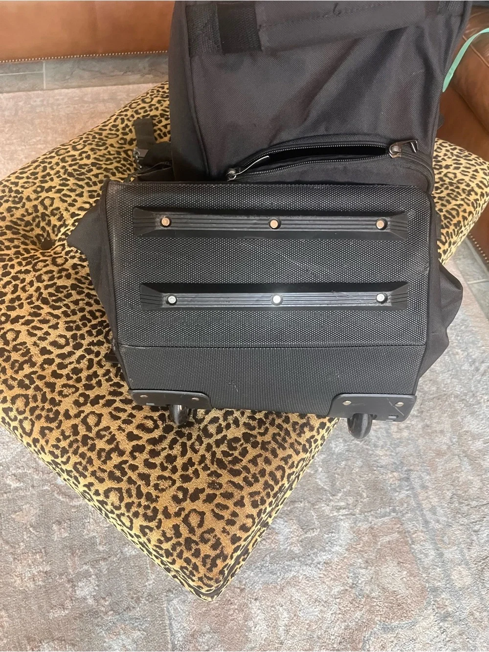 Himal Soft Sided Golf Travel Bag Heavy Duty 600D Polyester with Wheels